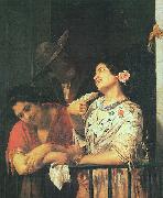Mary Cassatt On the Balcony oil painting reproduction